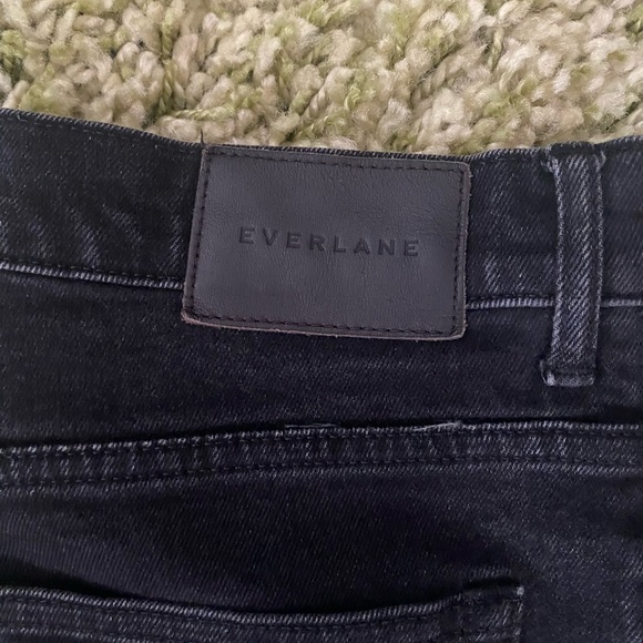 Everlane Black Straight Cut Jeans - Picture 3 of 6